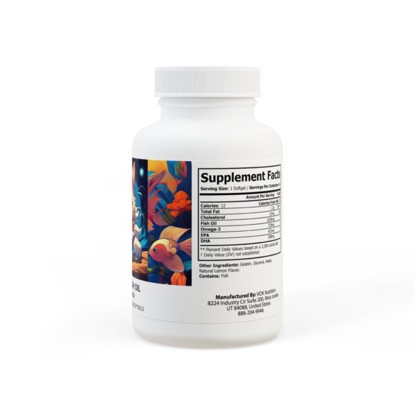 Omega 3 Fish Oil Supplement (60 Softgels) - Image 3